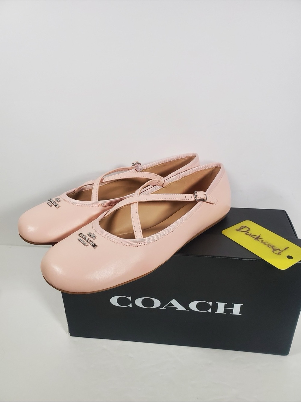 NWT Coach Women's Phoebe Ballet Flat Candy Pink
